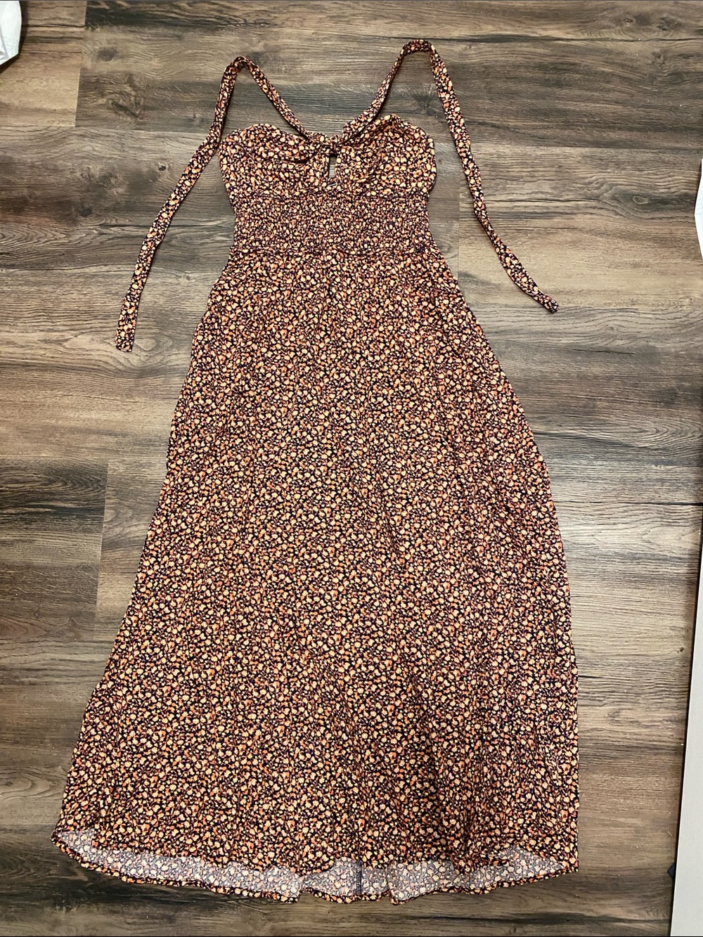 Old Navy Floral Halter Maxi Dress